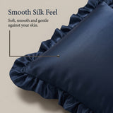 Sham Silk Pillow – Single Pillow - Navy Blue