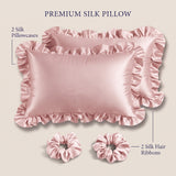 Sham Silk Pillows – Pack of 2 - Pink