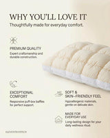 Marshmallow Pillow – Soft, Fluffy Pillow (Pack of 2) - Beige