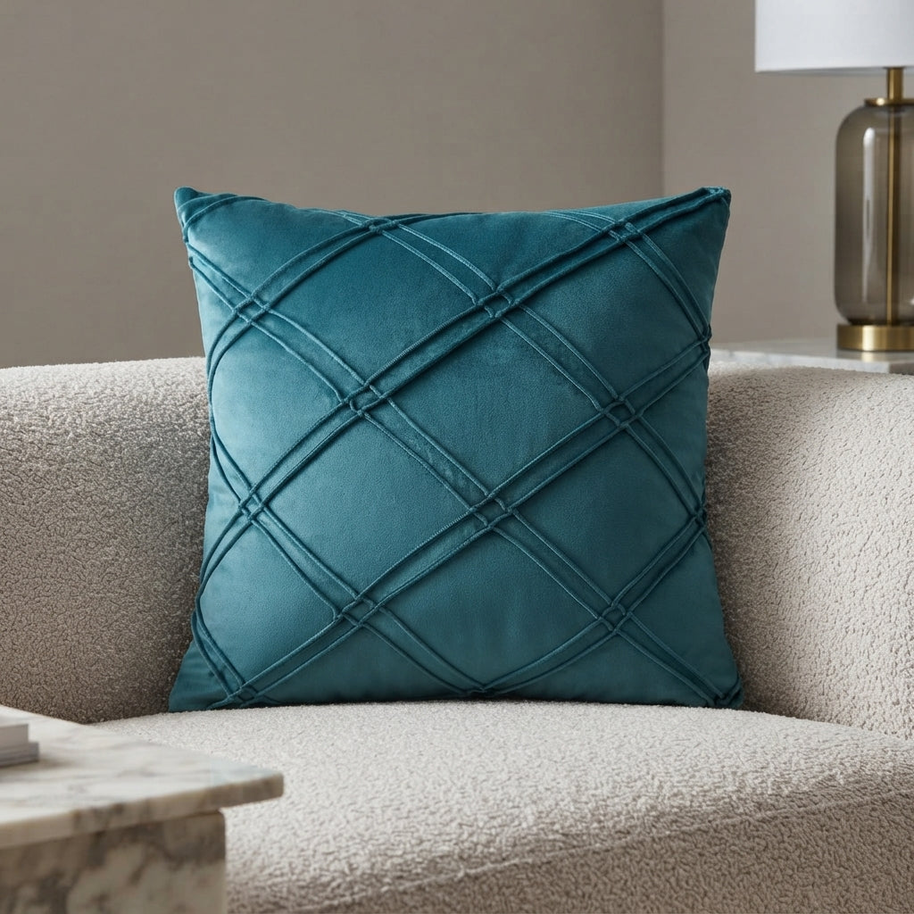Velvet Cushion Pair – 16 x 16 Inches