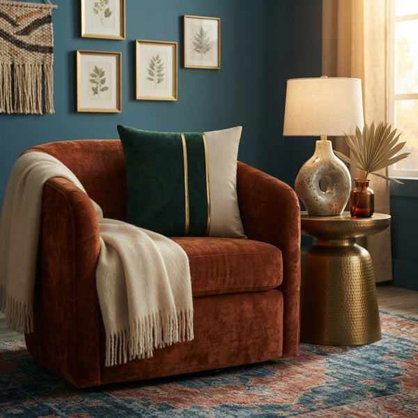 Velvet Cushion Pair – 16 x 16 Inches