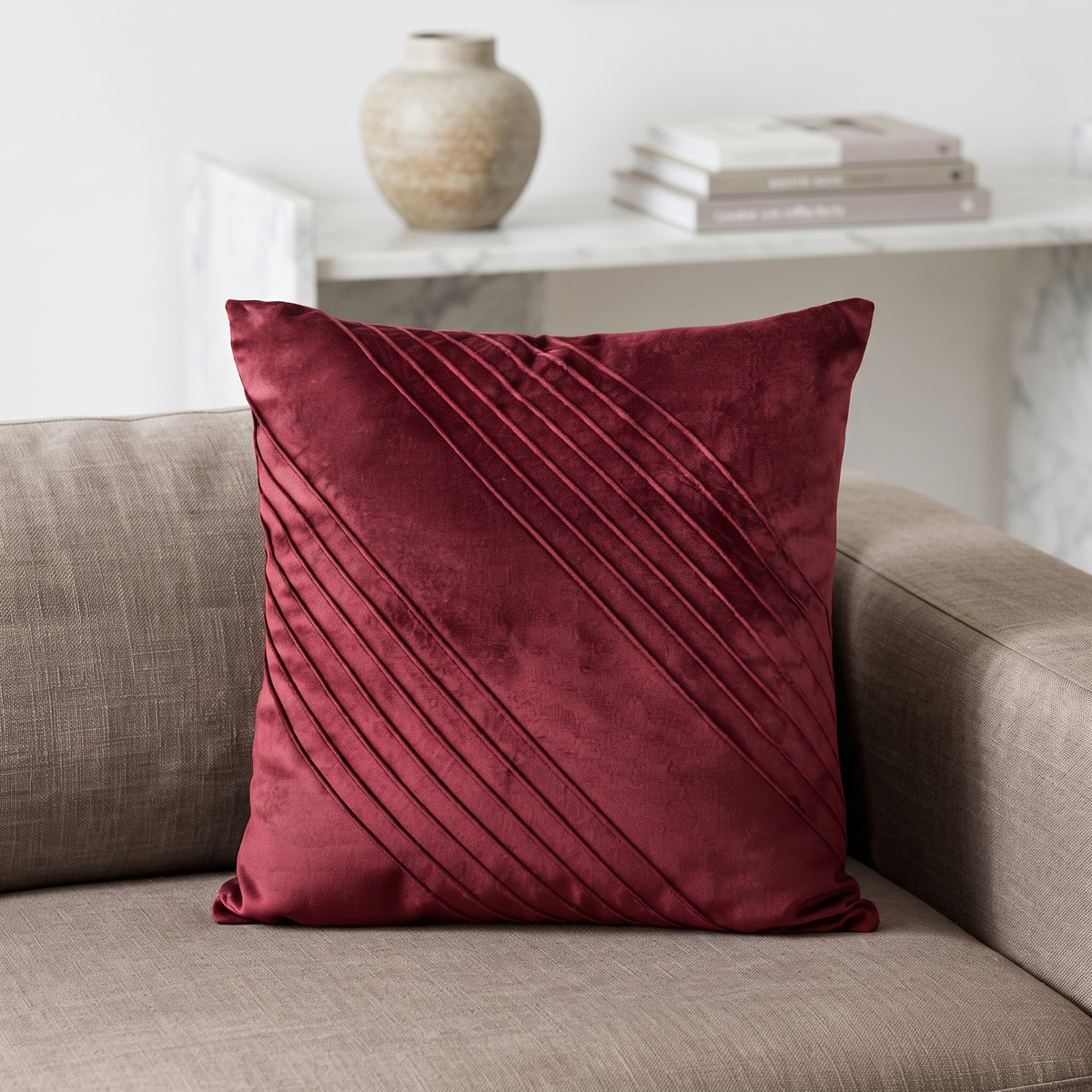 Velvet Cushion Pair – 16 x 16 Inches