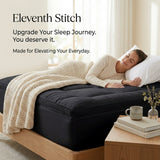 Fitted Mattress Topper - Black (3)