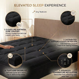 Fitted Mattress Topper - Black (5)