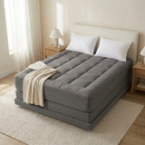 Fitted Mattress Topper - Gray (1)