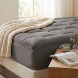 Fitted Mattress Topper - Gray (2)