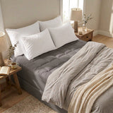 Fitted Mattress Topper - Gray (3)