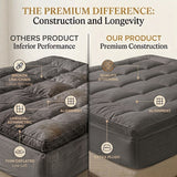 Fitted Mattress Topper - Gray (5)