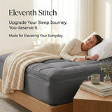 Fitted Mattress Topper - Gray (8)