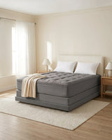 Fitted Mattress Topper - Gray (9)