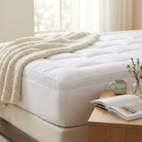Fitted Mattress Topper - White (2)
